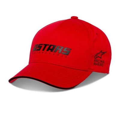 Alpinestars Herren Tension gebogene Bill Mütze/Kappe - rot