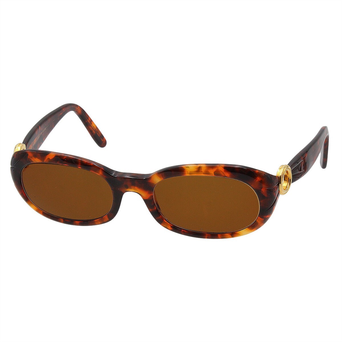 G2144 カルティエ べっ甲柄 サングラス 55□20 Cartier Tortoiseshell Sunglasses Eyeglasses 55/20 135 Women