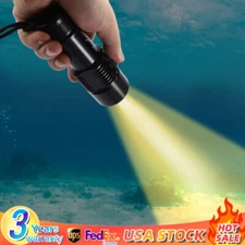 Scuba Dive Light Diving Flashlight Torch Lamp LED 400 Lumen 100m 328ft