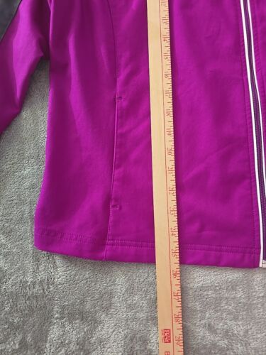 Made for Life Womens Purple and Gray Zippered Lightweight Jacket Size PXL - Picture 5 of 8