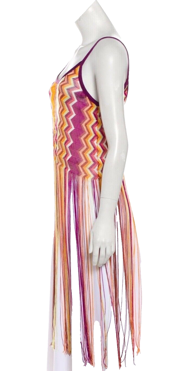 MISSONI マレ ノースリーブチュニックビーチウェア Missoni Mare Multi Colored Sleeveless Top Tunic Coverup w