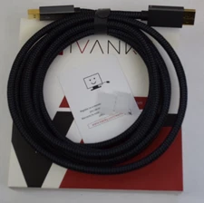 iVANKY DisplayPort to DisplayPort Cable 10' - Black - 4K@60Hz. Gold Plated. OPEN
