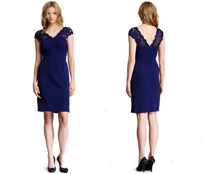 sachin and babi light blue dress Maggy London's Illusion Dress
