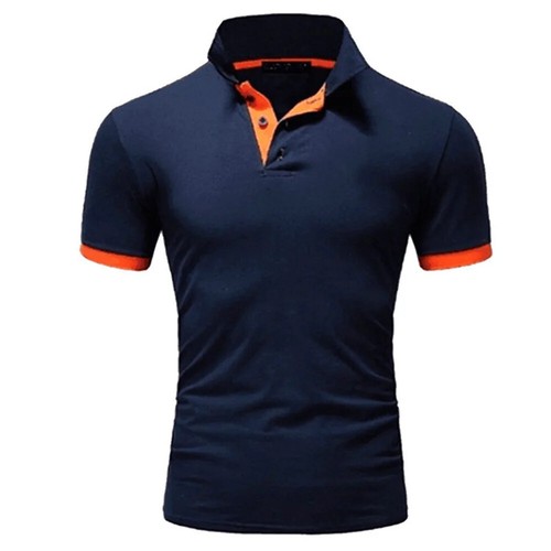 Camiseta Polo De Verano Camiseta De Manga Corta Para Hombre Elegante Casual Lujo - Picture 11 of 35