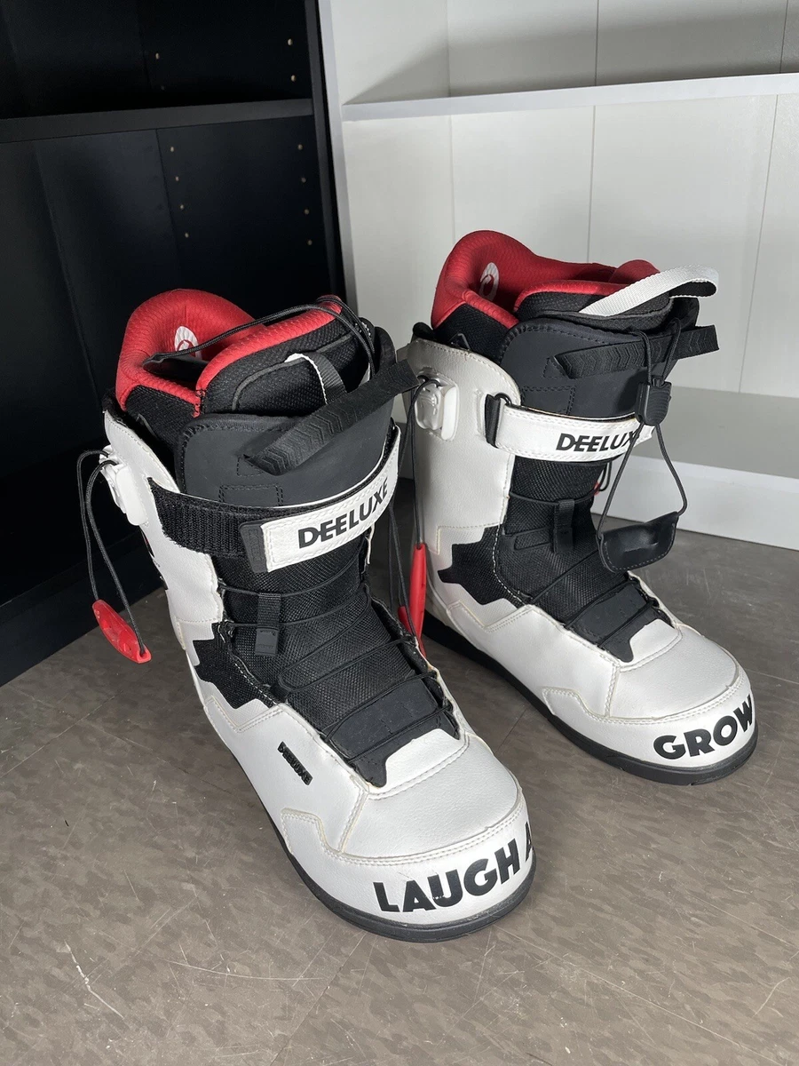 Deeluxe Team ID LTD Snowboard Boot Men's 11 Us Laugh And Grow Fat White