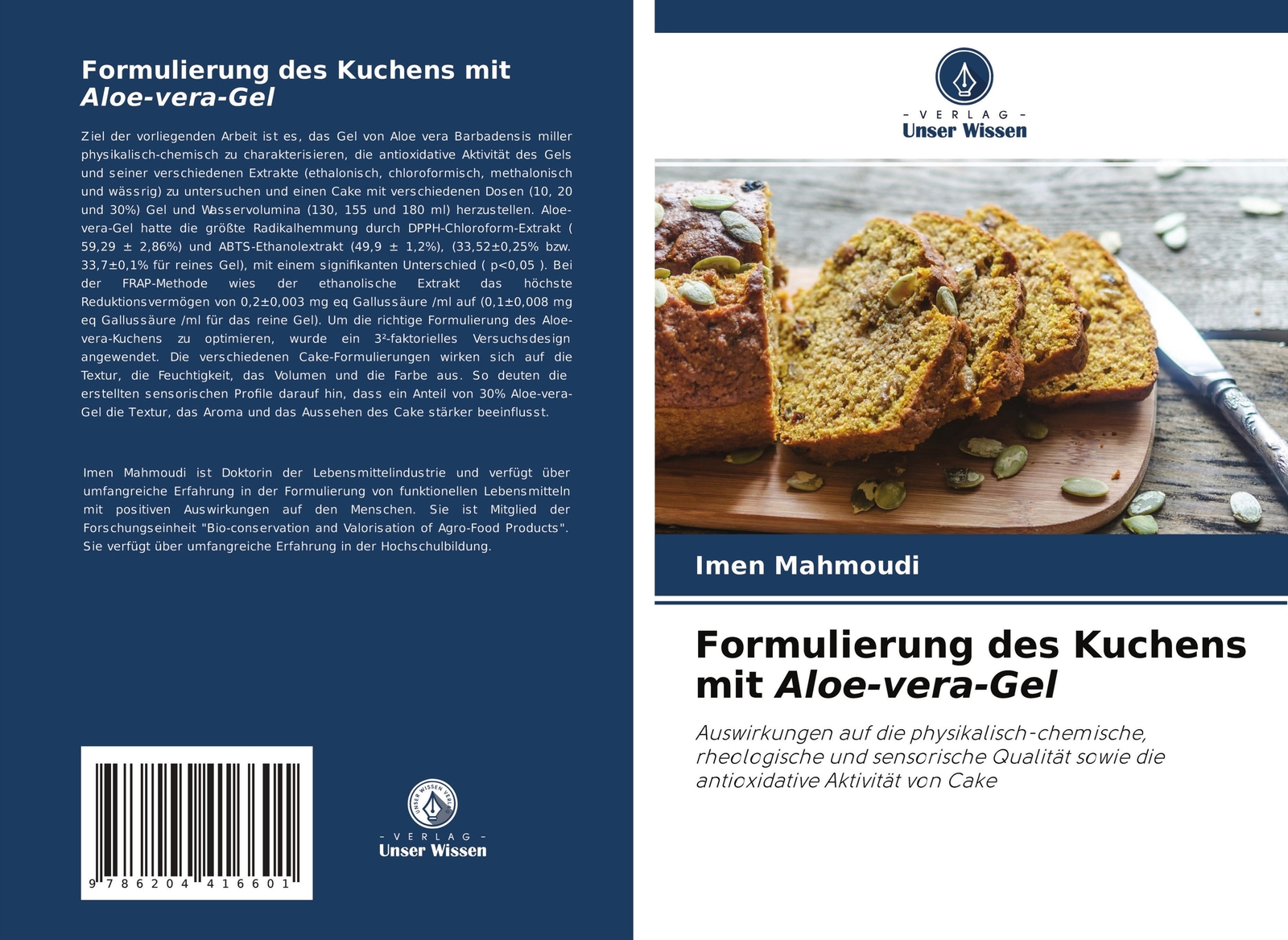 Thumbnail - Formulierung Des Kuchens Mit Aloe-vera-gel | Imen Mahmoudi | Deutsch |