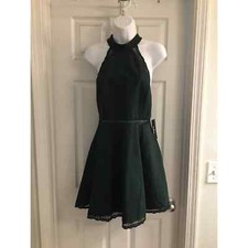 NWT Lulus Green Skater Sleeveless Dress Size Large D2160 NEW!