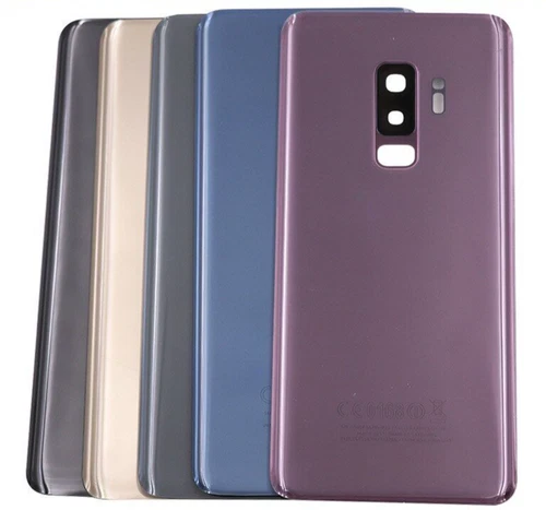 For Samsung Galaxy S9 S9 Plus Rear Cover Backing Replacement with Adhesive &Lens - Photo 3 sur 11