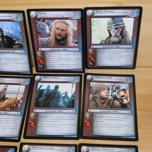 El Señor de los Anillos TCG Rohan Card Bundle x 55 Eomer Eowyn Theodon Rohirrim - Imagen 5 de 11