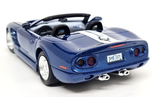 VINTAGE 2000 SHELBY RAY CITY CRUISER 1:32 SERIES 1 DIE CAST SPORTS CAR BLUE - Picture 10 of 10