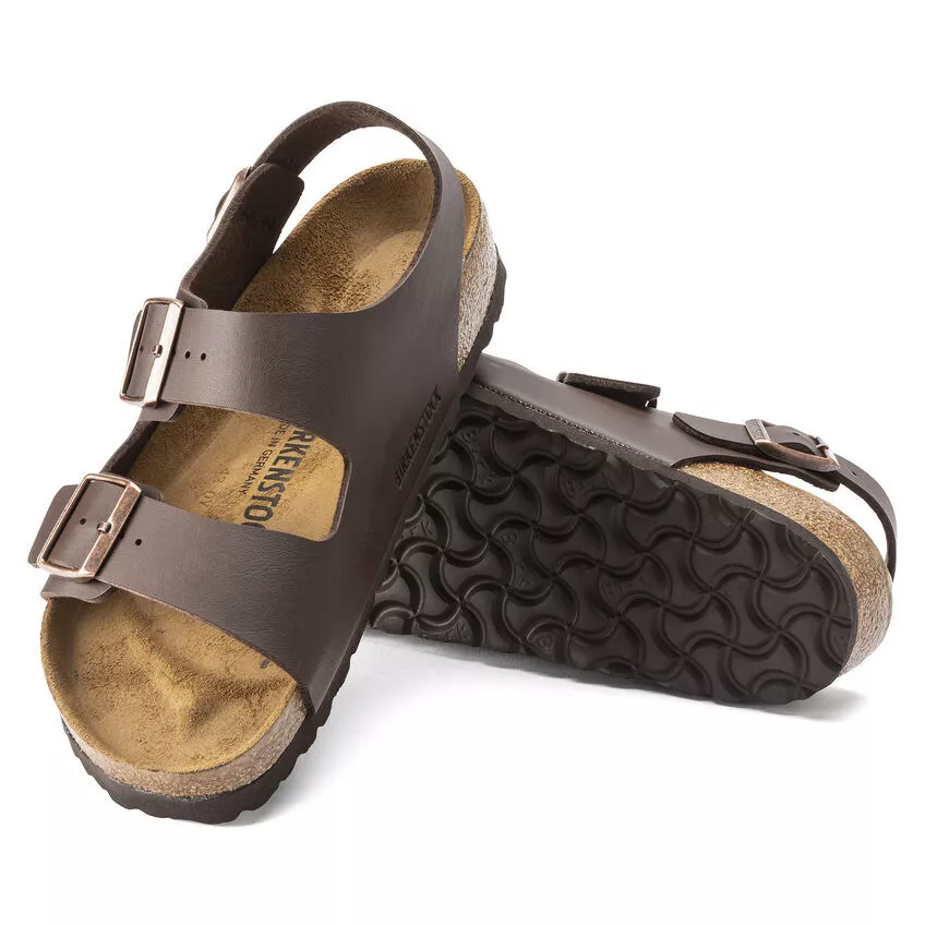 Birkenstock arizona hotsell leather dark brown