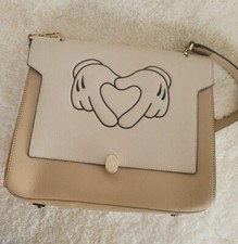 Anya Hindmarch Beige/ Off White Leather Small Bathurst Satchel Used