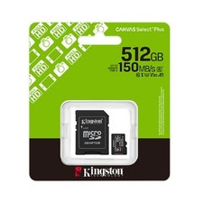 KINGSTON 512GB FLASH MEMORY CARD A/N SDCS3/512GB New