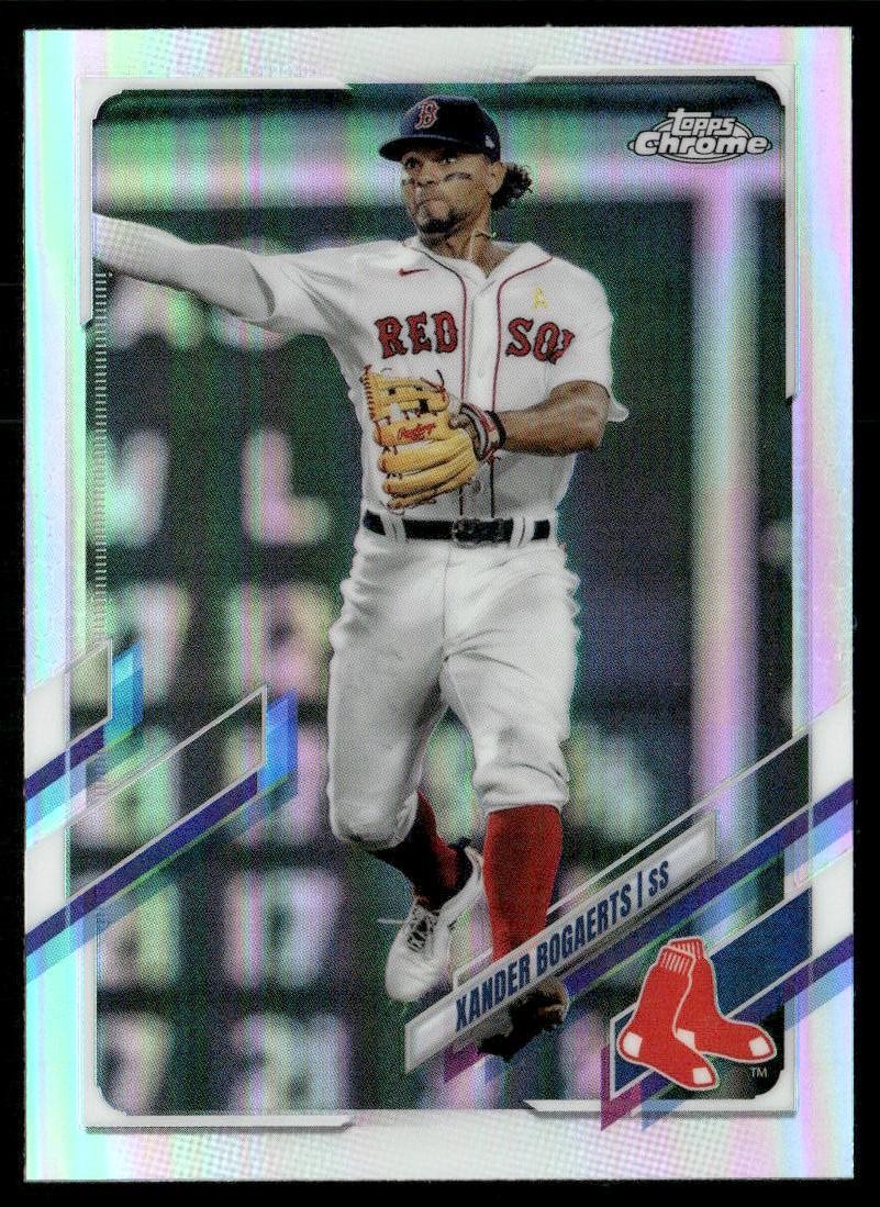 2021 Topps Chrome #162 Xander Bogaerts Refractor