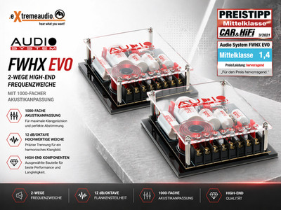 B-Ware AUDIO SYSTEM FWHX EVO 2-WEGE Frequenzweichen / Crossover  (2 Stück)