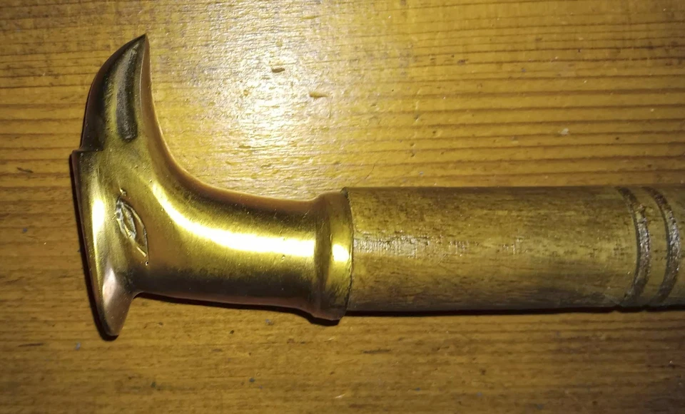 Ancien Chausse - Pied avec tête d'Aigle en laiton - Photo 4/4