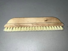 Wood Handle Scrub Brush – Stiff Bristles for Tile, Concrete, or Workshop Use