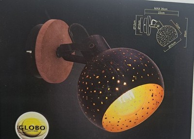 Wandlampe Globo 15452-1 40W E27 IP20 ohne Leuchtmittel