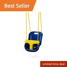 Swing-N-Slide Plastic Infant Swing Blue Yellow