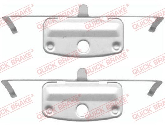 1X Quick Brake 109-1644 ZubehöRsatz Scheibenbremsbelag FüR Bmw-image