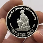 1991 Hecla Mining Company 999 Fine Silver 1 oz Proof-Coin Round Centennial Idaho
