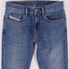 Mens Diesel 2019 D-STRUKT 09F88 Stretch Slim Straight Blue Jeans W28 L32