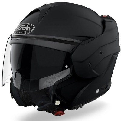 Airoh Mathisse 2 Flip Front Matt Schwarz Touring Street Urban Motorrad Helm L