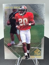 1997 SP Authentic Ronde Barber RC #186 Rookie Tampa Bay Buccaneers HOF DB NFL