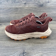 Hoka Anacapa 2 Low GTX Waterproof Trail Running Shoes Women's Size 9 Burgundy