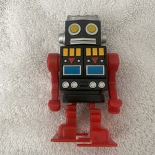 Clockwork Walking Robot Pencil Sharpener Space Toy 10cm Tall