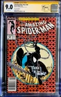 Amazing Spider-Man 300 CGC 9.0 Newsstand Edition Signed by Todd McFarlane