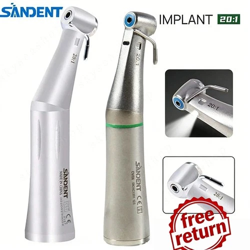 Dental Implant Handpiece 20:1 (LED) Contra Angle Fit NSK Implant Motor