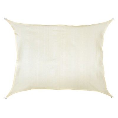 Sonnensegel 3x4 rechteckig - creme - Sonnenschutz atmungsaktiv - UV-Schutz - BW