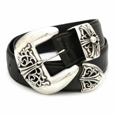 Chrome Hearts Chromehearts Classic/3 Piece Belt/30 Inches 133326