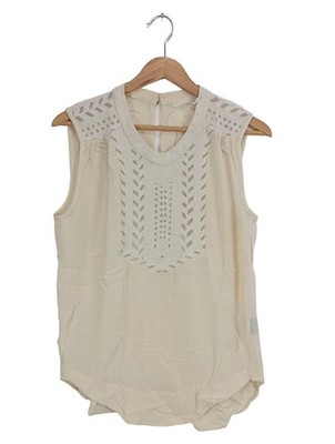 ISABEL MARANT ÉTOILE ärmellose Bluse Damen Bluse Gr. DE 38 creme Casual-Look