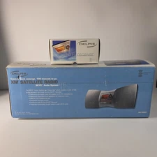 Delphi SA10001 SKYFi Sirius XM Satellite Radio Boombox + SA10000 Receiver