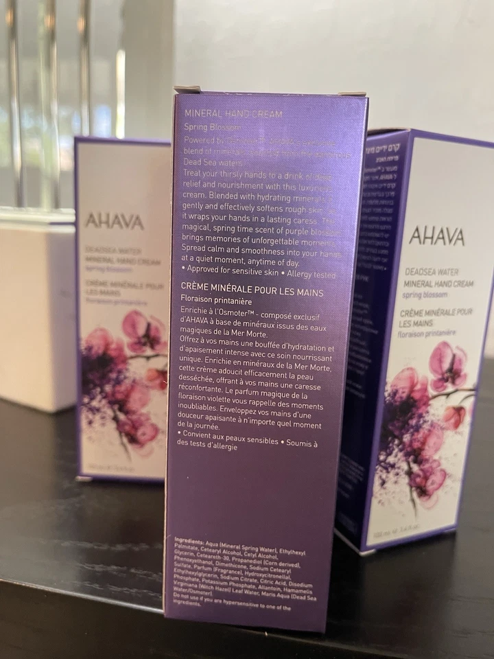 Ahava Spring Blossom Mineral Hand Cream 3.4 oz - Image 4 of 4