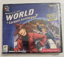 The Learning Company Where in the World is Carmen Sandiego for PC, Mac