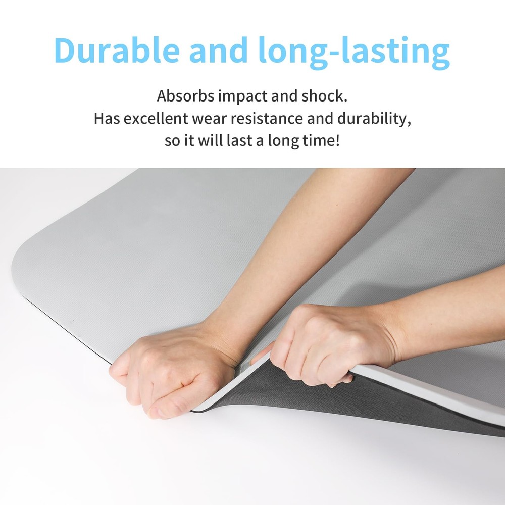 Non-slip extra thick high resiliency anti-tear professional POE yoga mat