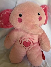 Fisher-Price Calming Vibes Pink Elephant Plush Baby Toy