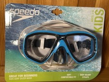 SPEEDO KIDS SURF GAZER Mask Swim Goggles AGES 3-6 SOFT FIT ADJUST STRAPS NEW