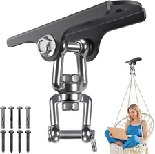 Heavy Duty Swing Hanger,Ceiling Mount Swing Hook,One-Piece Design Base Swing Set