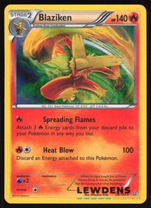Blaziken - 28/160 - Holo Rare - Primal Clash - Pokemon Card