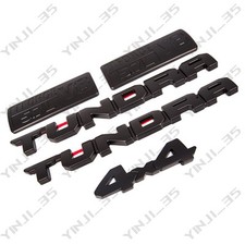 5pcs Blackout Emblems Overlay Kit 2014-2021 For Tundra 5.7l V8 Iforce 4x4