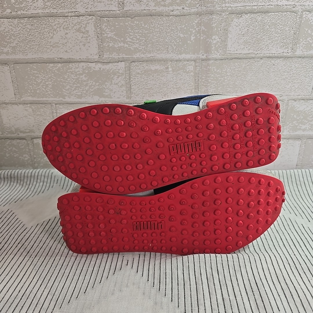 Men’s Puma Future Rider Multicolor Sneakers Size 10 Lace-up Blue Gray Red thumbnail 9