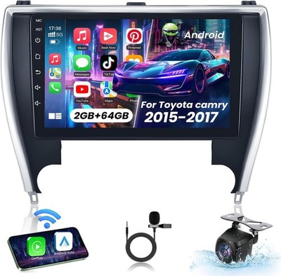 64G Car Radio Stereo for Toyota Camry 2015-2017 Carplay Andriod Auto 10.1'' GPS