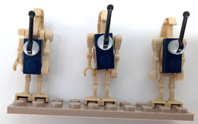 LEGO Star Wars Lot of 20 Battle Droids sw0001 w/ Custom Radio Backpacks Set 7662