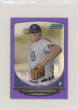 2013 Bowman Chrome Minis Purple Refractor 2/5 Jake Thompson #165 0s3