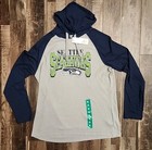 Seattle Seahawks SEA NFL Team Apparel Hooded Long Sleeve Shirt | Men's XL