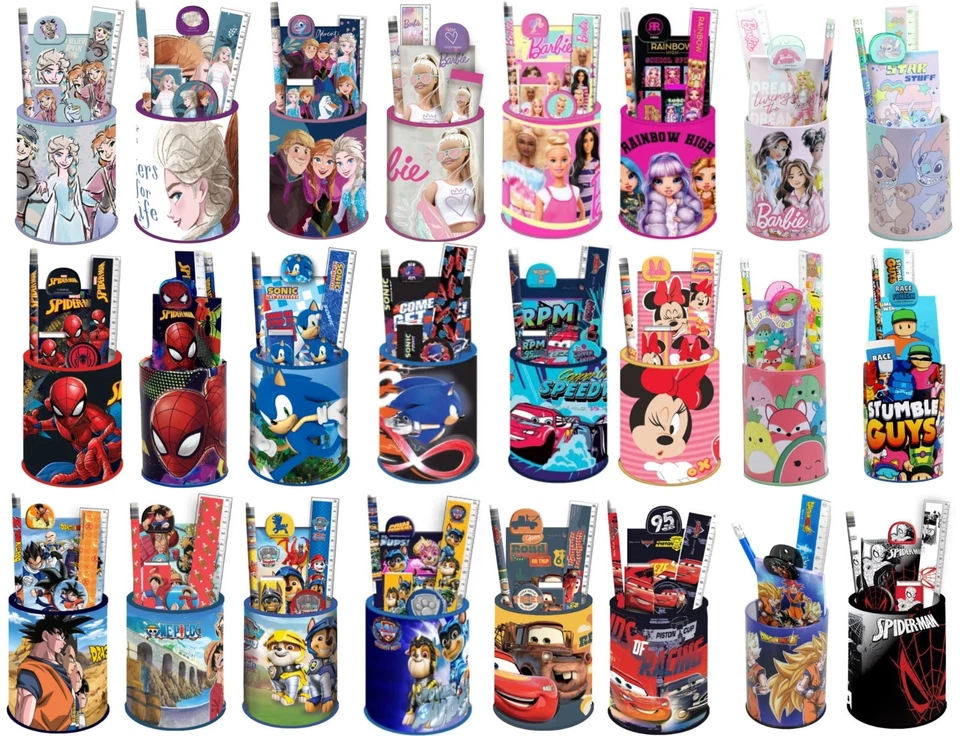 Kinder Schreibset 7tlg Disney Marvel Schulbedarf Schulset Schreibwarenset
